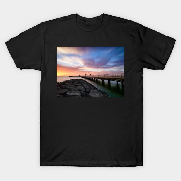 St Kilda Sunset LE T-Shirt by LukeDavidPhoto